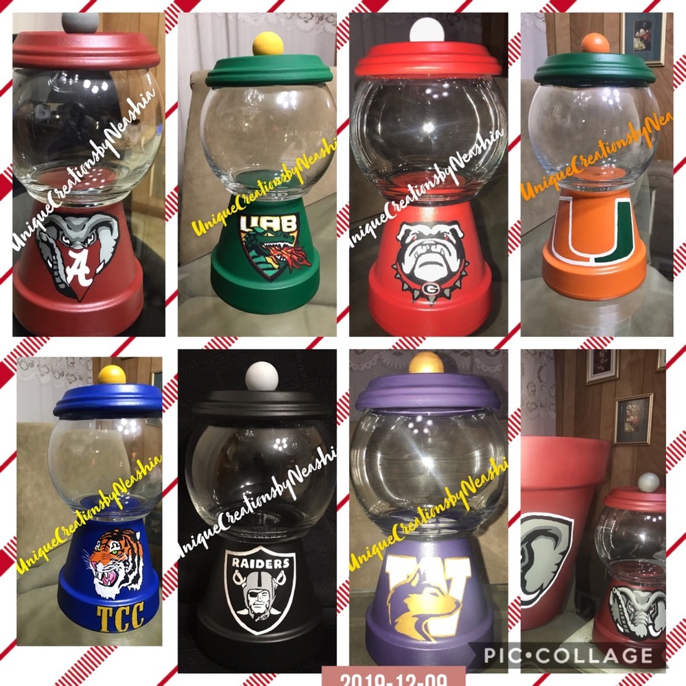 Custom Handpainted Candy Dishes